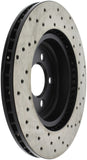 StopTech Drilled Sport Brake Rotor - 128.63061R