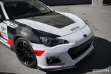 Seibon 12-13 BRZ/FRS DV Carbon Fiber Hood - HD1213SCNFRS-DV