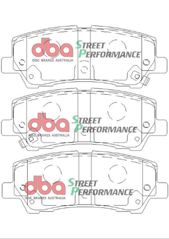 DBA 15-19 Ford Mustang GT (w/Performance Package/380mm Front Rotor) SP Performance Rear Brake Pads - DB9022SP