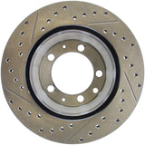 StopTech Slotted & Drilled Sport Brake Rotor - 127.37023L