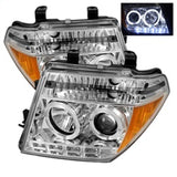 Spyder Nissan Frontier 05-08 Projector Headlights LED Halo LED Chrm PRO-YD-NF05-HL-C - 5011534