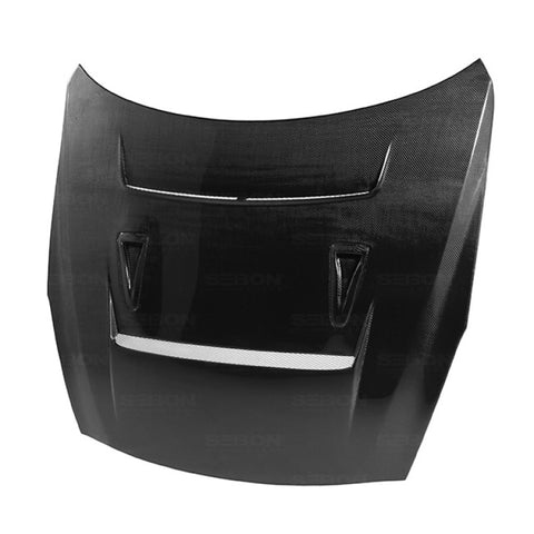 Seibon 09-12 Nissan GTR R35 DV-Style Carbon Fiber Hood - HD0910NSGTR-DV