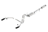 Borla 11-14 Ford F-150 5.0L Stainless Steel S-Type Catback Exhaust - 4in Tips Single Split Rear Exit - 140416BC