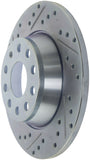 StopTech Select Sport 06-10 Volkswagen Jetta Slotted & Drilled Right Rear Rotor - 227.33099R