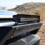 Go Rhino Xplor Blackout Combo Series Dbl Row LED Light Bar w/Amber (Side/Track Mount) 21.5in. - Blk - 752002112CDS