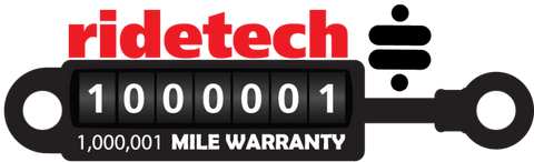 Ridetech HQ Series Shock Single Adjustable 7.55in Stroke Eye/T-Bar Mounting 13.15in x 20.7in - 22189844