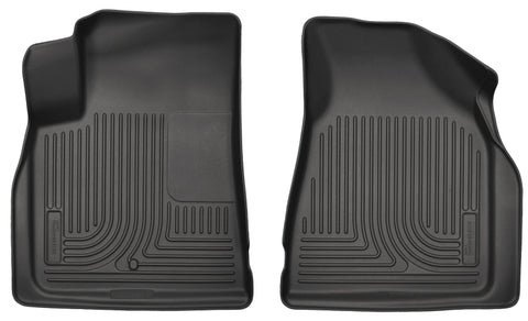 Husky Liners 09-14 Chevy Traverse/07-14 GMC Acadia Weatherbeater Black Front Floor Liners - 18211