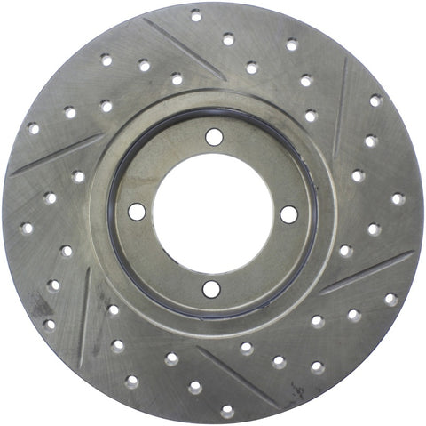 StopTech Slotted & Drilled Sport Brake Rotor - 127.42004R