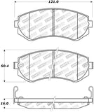 StopTech Street Touring 89-06/96 Nissan 240SX Front Brake Pads - 308.04220