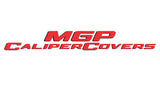 MGP 4 Caliper Covers Engraved Front & Rear Oval logo/Ford Yellow finish black ch - 10242SFRDYL