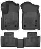 Husky Liners 16-22 Dodge Durango Weatherbeater Black Front & 2nd Seat Floor Liners - 99151