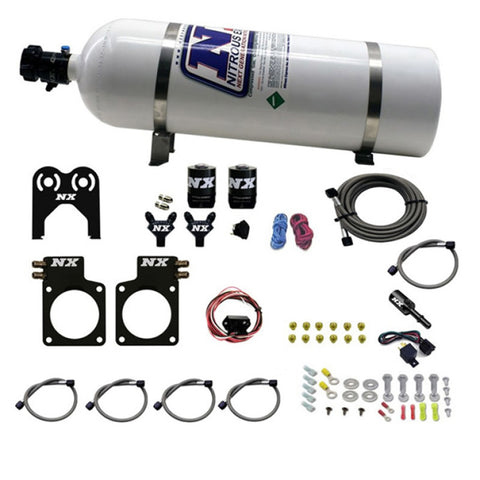 Nitrous Express Nissan GT-R Nitrous Plate Kit (35-300HP) w/15lb Bottle - 20717-15