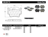 StopTech Performance 00-07 Porsche Boxster S / 06-07 Cayman / 99-05 911 Carrera Front Brake Pads - 309.09170