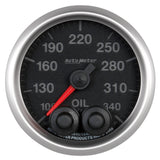 Autometer Elite 52mm 100-340 Deg F Oil Temp Peak & Warn w/ Electronic Control Gauge - 5640