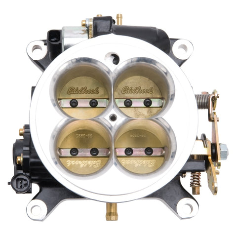 Edelbrock Throttle Body 4-Barrel 4150 Style Flange 1 75In Bores Includes Gm/DeLPHi Iac - 3978