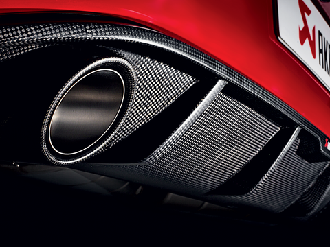 Akrapovic 13-17 Volkswagen Golf GTI (VII) Slip-On Line (Titanium) w/ Carbon Tips - MTP-VW/T/1H