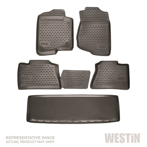 Westin 2015-2016 Chevrolet Tahoe Profile Floor Liners 6pc - Black - 74-06-61030