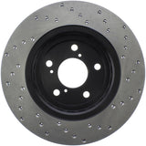 StopTech Sport Cross Drilled Brake Rotor - Front Left - 128.40092R