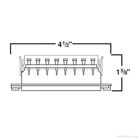 Hella Fuse Box 8 Way Axial Single - H84960101