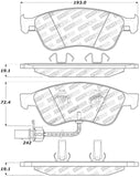 StopTech Street Touring 07-10 Audi S6/S8 Front Brake Pads - 308.10240