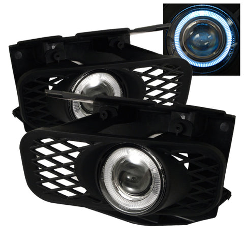 Spyder Ford F150 99-03/F150 Heritage 04 Halo Projector Fog Lights w/Switch Clear FL-P-FF15099-HL - 5021335