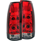 ANZO 1999-2000 Cadillac Escalade Taillights Red/Smoke G2 - 211157