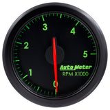 Autometer Airdrive 2-1/6in Tachometer Gauge 0-5K RPM - Black - 9198-T