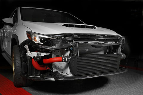 Perrin 22-23 Subaru WRX Front Mount Intercooler Kit (Red Tubes & Black Core) - PSP-ITR-441BK/RD