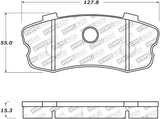 StopTech Performance 06-09 Chvy Corvette Z06 Rear Brake Pads - 309.11851