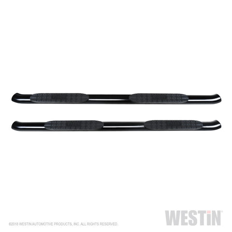 Westin 2019 Chevrolet Silverado/Sierra 1500 Crew Cab Non LD PRO TRAXX 4 Oval Nerf Step Bars - Black - 21-24135