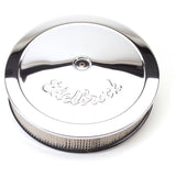 Edelbrock Air Cleaner Pro-Flo Series Round Steel Top Paper Element 14In Dia X 3 75In Dropped Base - 1221