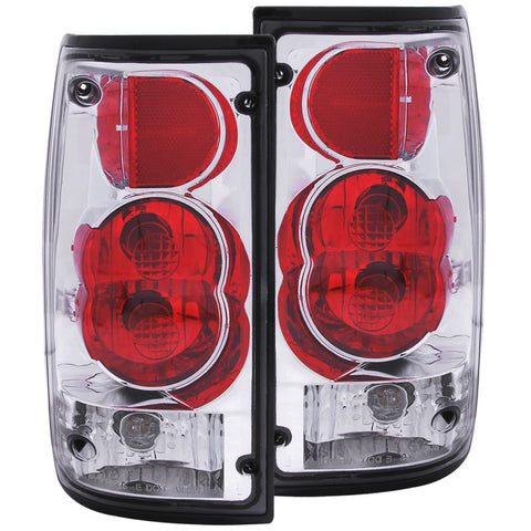 ANZO 1989-1995 Toyota Pickup Taillights Chrome - 211130