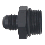 DeatschWerks 10AN ORB Male to 6AN Male Flare Adapter (Incl O-Ring) - Anodized Matte Black - 6-02-0407-B