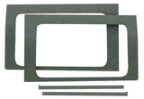 DEI 18-23 Jeep Wrangler JL 2-Door Boom Mat Rear Side Window Trim - 2 Piece - Gray - 50269