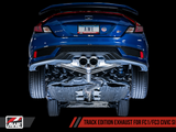 AWE Tuning 2016+ Honda Civic Si Track Edition Exhaust w/Front Pipe & Dual Chrome Silver Tips - 3020-32052