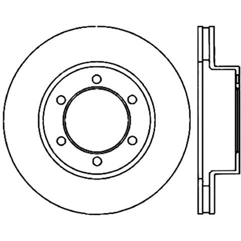 StopTech Power Slot 01-07 Toyota Sequoia/00-06 Tundra CRYO Slotted Front Right Rotor SPECIAL ORDER - 126.44118CSR