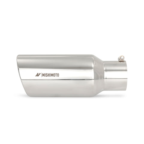 Mishimoto Universal Steel Muffler Tip 4in Inlet 6in Outlet Polished - MMEXH-TIP-DSL46