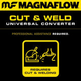 Magnaflow Catalytic Converter Universal 10in Length 5in Conv Width 2in In / 2in Out Conv Diameter - 440054