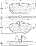 StopTech Street Select Brake Pads - Front - 305.12670