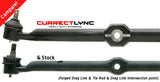 RockJock TJ/LJ/XJ/MJ Currectlync Steering System Bolt-On w/ 1 1/4in Dia. Tie Rod/Forged Drag Link - CE-9701