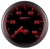 Autometer Elite 52mm 0-100 PSI Fuel Pressure Peak & Warn w/ Electronic Control Gauge - 5671