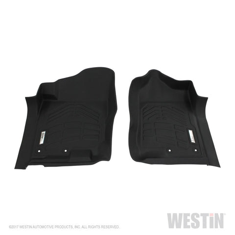 Westin 2016-2017 Nissan Titan / Titan XD Wade Sure-Fit Floor Liners Front - Black - 72-110099