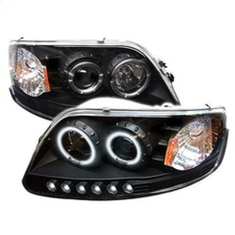 Spyder Ford F150 97-03/Expedition 97-02 1PC Projector - CCFL Halo LED Blk PRO-YD-FF15097-1P-CCFL-BK - 5010292