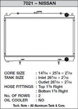 CSF 89-94 Nissan 240SX Radiator - 7021