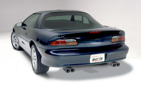 Borla 98-01 CAMARO/TRANS AM 5.7L V8 AT/MT Catback Exhaust Quad Tips - 14780