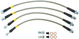 StopTech Toyota 08-10 Land Cruiser/07-11 Tundra Rear Stainless Steel Brake Line Kit - 950.44519