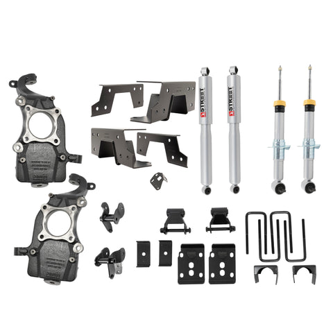 Belltech 2021+ Ford F-150 2WD 2-5.5in Front 6.5in Rear Complete Lower Kit with SP Shocks - 1051SP