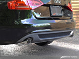 AWE Tuning Audi B8 A4 Touring Edition Exhaust - Dual Outlet Polished Silver Tips - 3015-32030