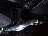 AWE 16-22 Toyota Tacoma 0FG Catback Exhaust w/ BashGuard - Dual Diamond Black Tips - 3015-33826