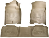 Husky Liners 07-12 Chevy Silverado/GMC Sierra Extended Cab WeatherBeater Combo Tan Floor Liners - 98213